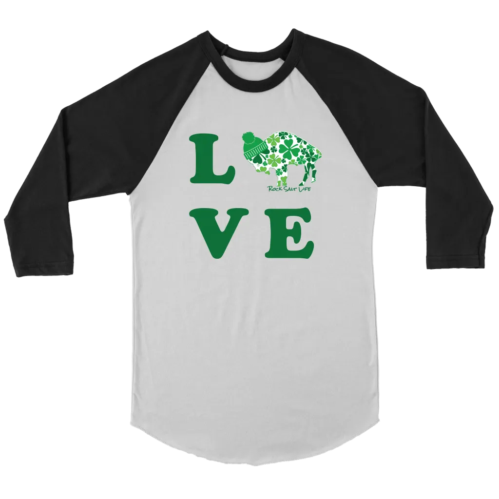 Lucky in BuffaLOVE 3/4 Sleeve Shirt