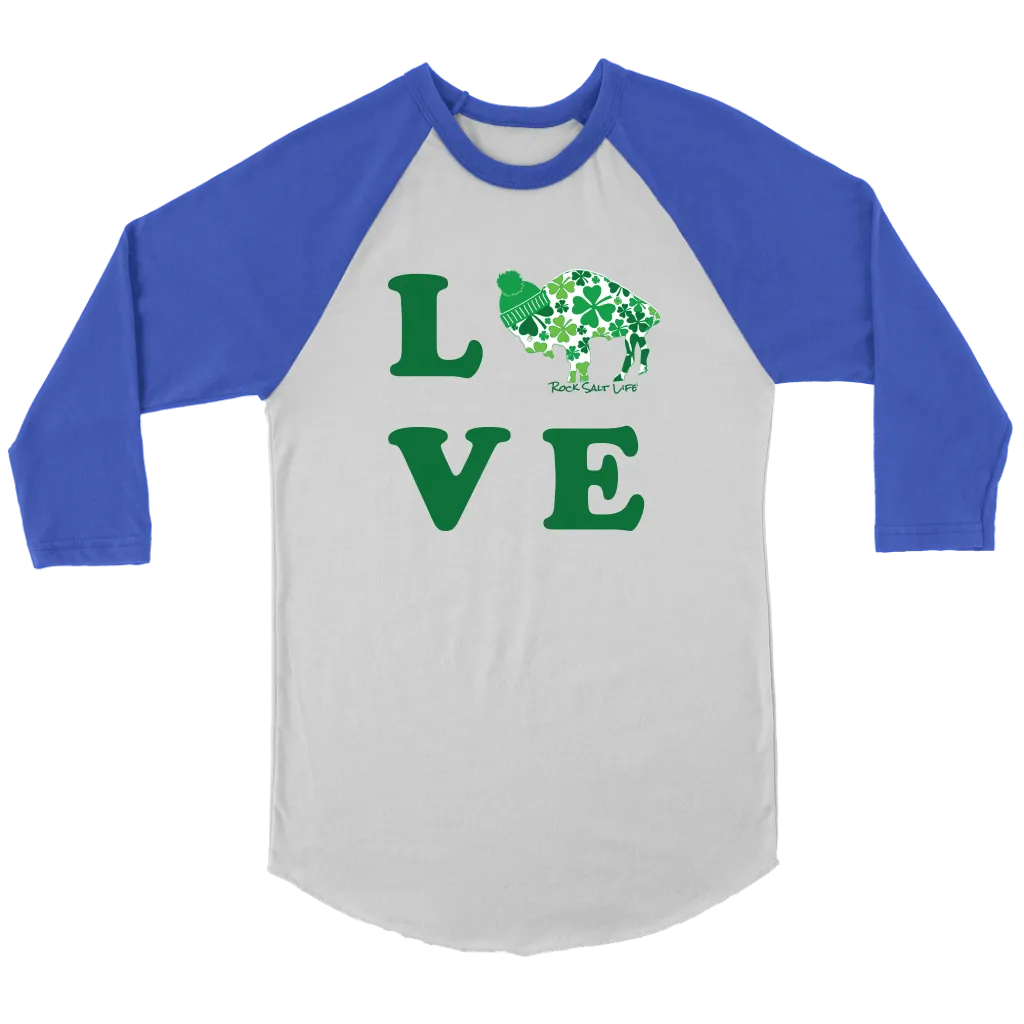 Lucky in BuffaLOVE 3/4 Sleeve Shirt