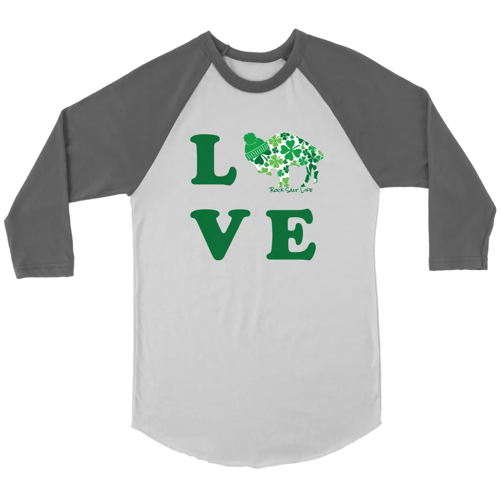 Lucky in BuffaLOVE 3/4 Sleeve Shirt