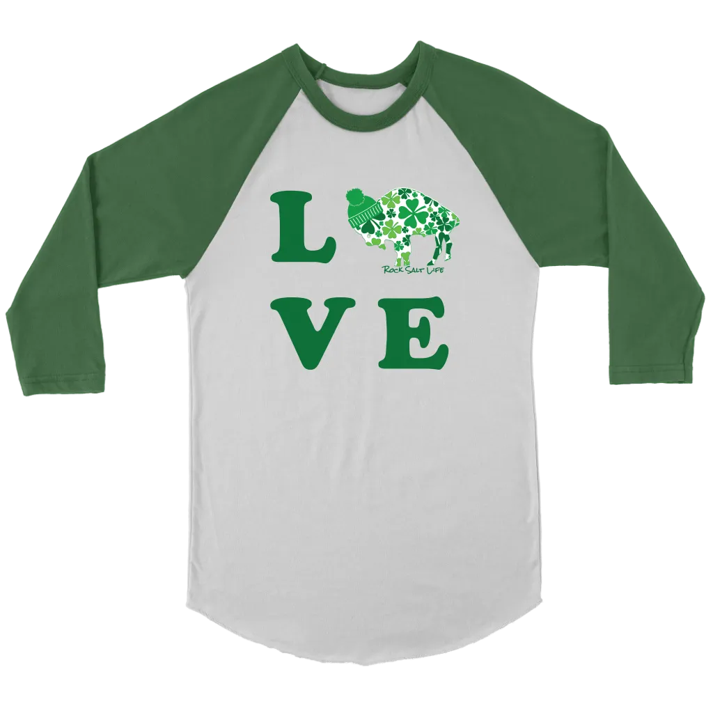 Lucky in BuffaLOVE 3/4 Sleeve Shirt