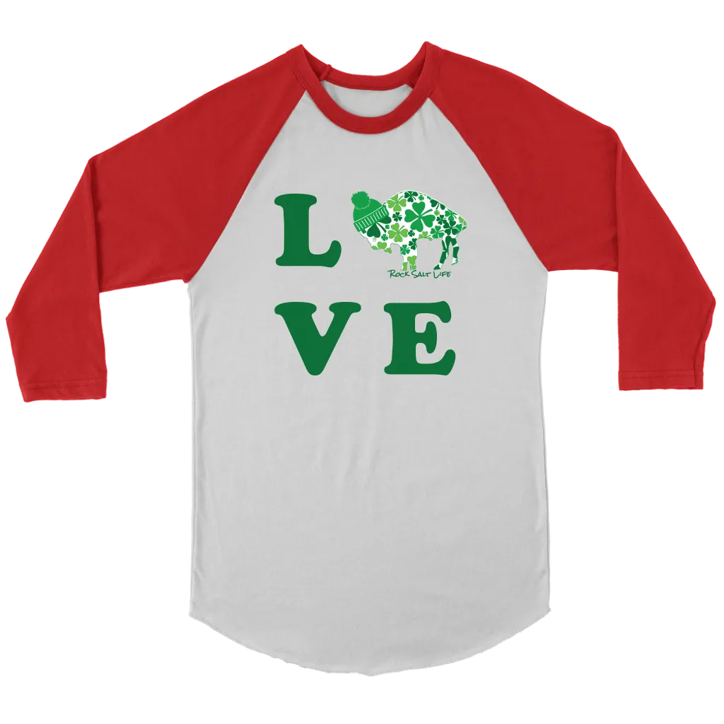 Lucky in BuffaLOVE 3/4 Sleeve Shirt