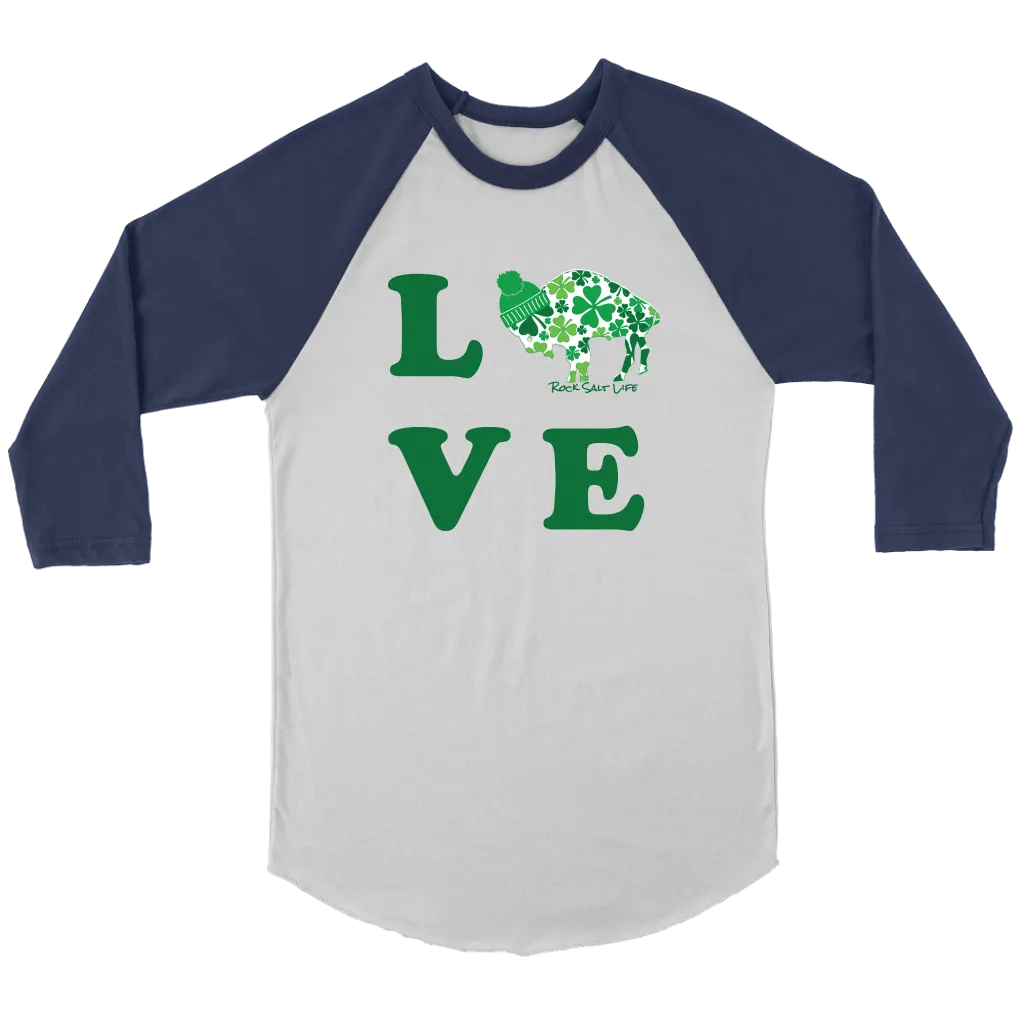 Lucky in BuffaLOVE 3/4 Sleeve Shirt