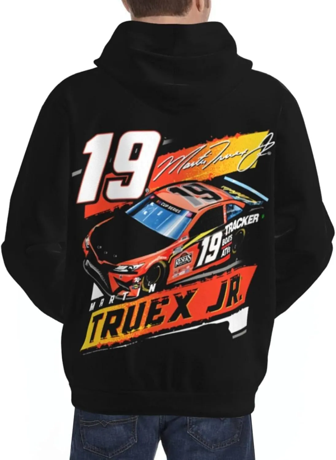 Martin Truex Jr 19 Men's Pullover Hoodie Casual Hooded Sweatshirt Best Hoodies Sportswear Tracksuit