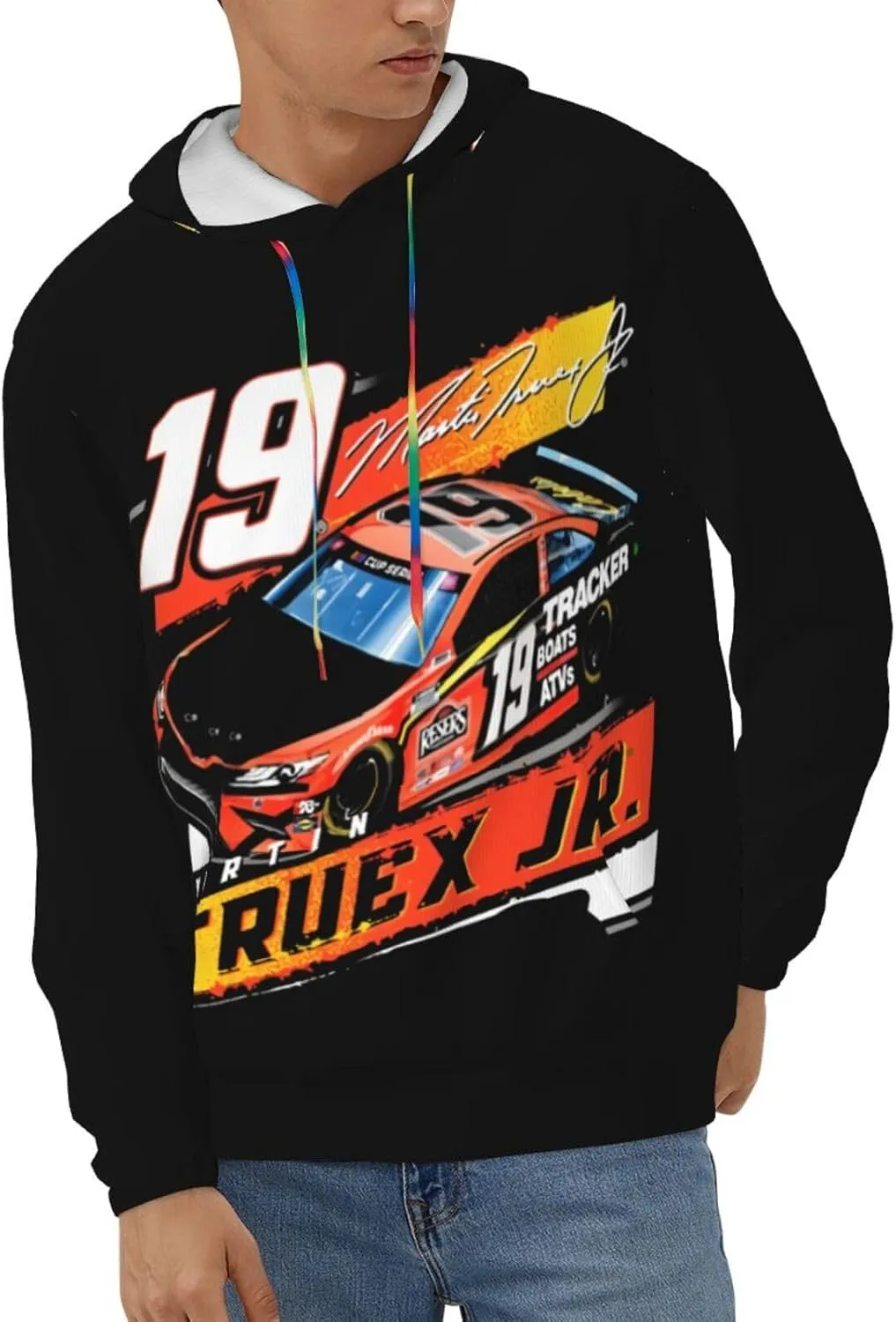 Martin Truex Jr 19 Men's Pullover Hoodie Casual Hooded Sweatshirt Best Hoodies Sportswear Tracksuit
