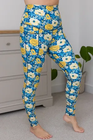 Maya Fleur Print 2 Pocket Full Leggings