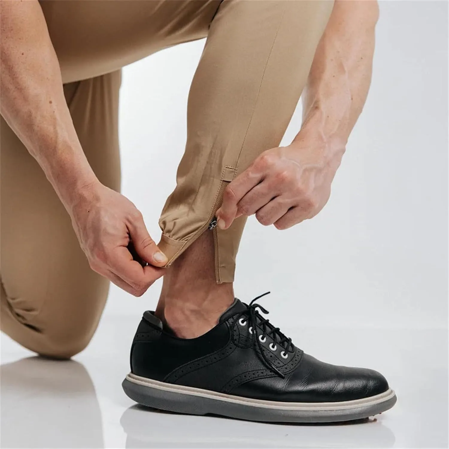 Mens 2023 Chino Skinny Pants Classic Fit Flat Front Stretch Solid Chino Deck Pants Business Casual Chinos Suit Pants