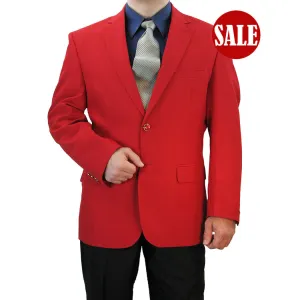 Men's Regular Fit Blazer Red
