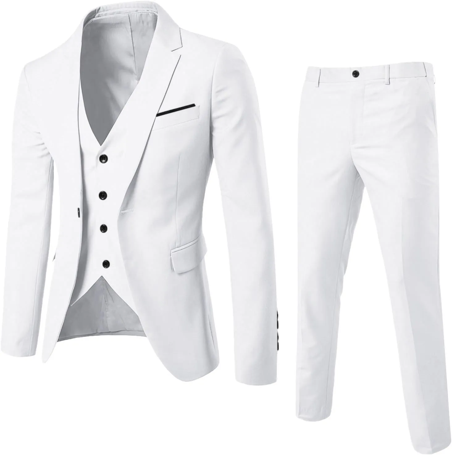 Mens Suits Classic Fit 2 Piece Wedding Vest Suit Party 3- Slim Men's Coats Jackets Traje Para De Vestir Mens Suit