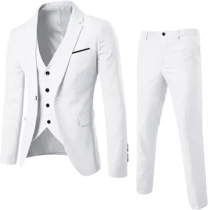 Mens Suits Classic Fit 2 Piece Wedding Vest Suit Party 3- Slim Men's Coats Jackets Traje Para De Vestir Mens Suit