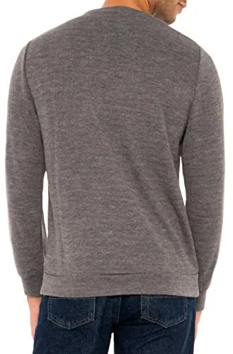 Mens V Neck Sweater - Moisture Wicking Dry Fit - Lightweight Fashion Sweaters Charcoal
