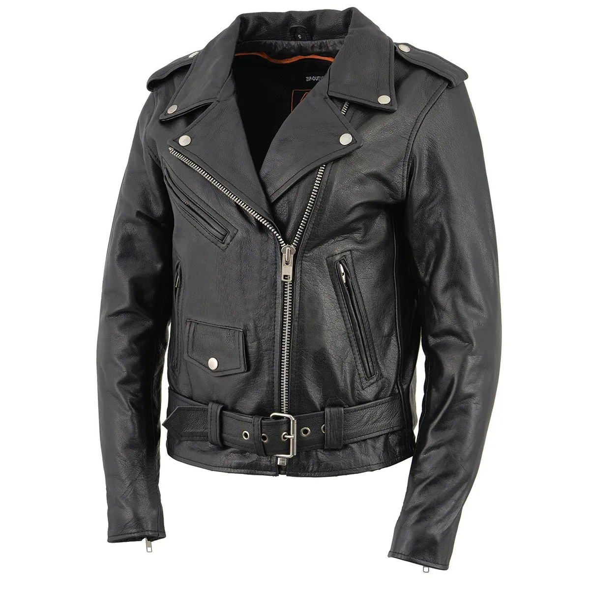 Milwaukee Leather LKL2701 Women's Classic Black Premium Leather