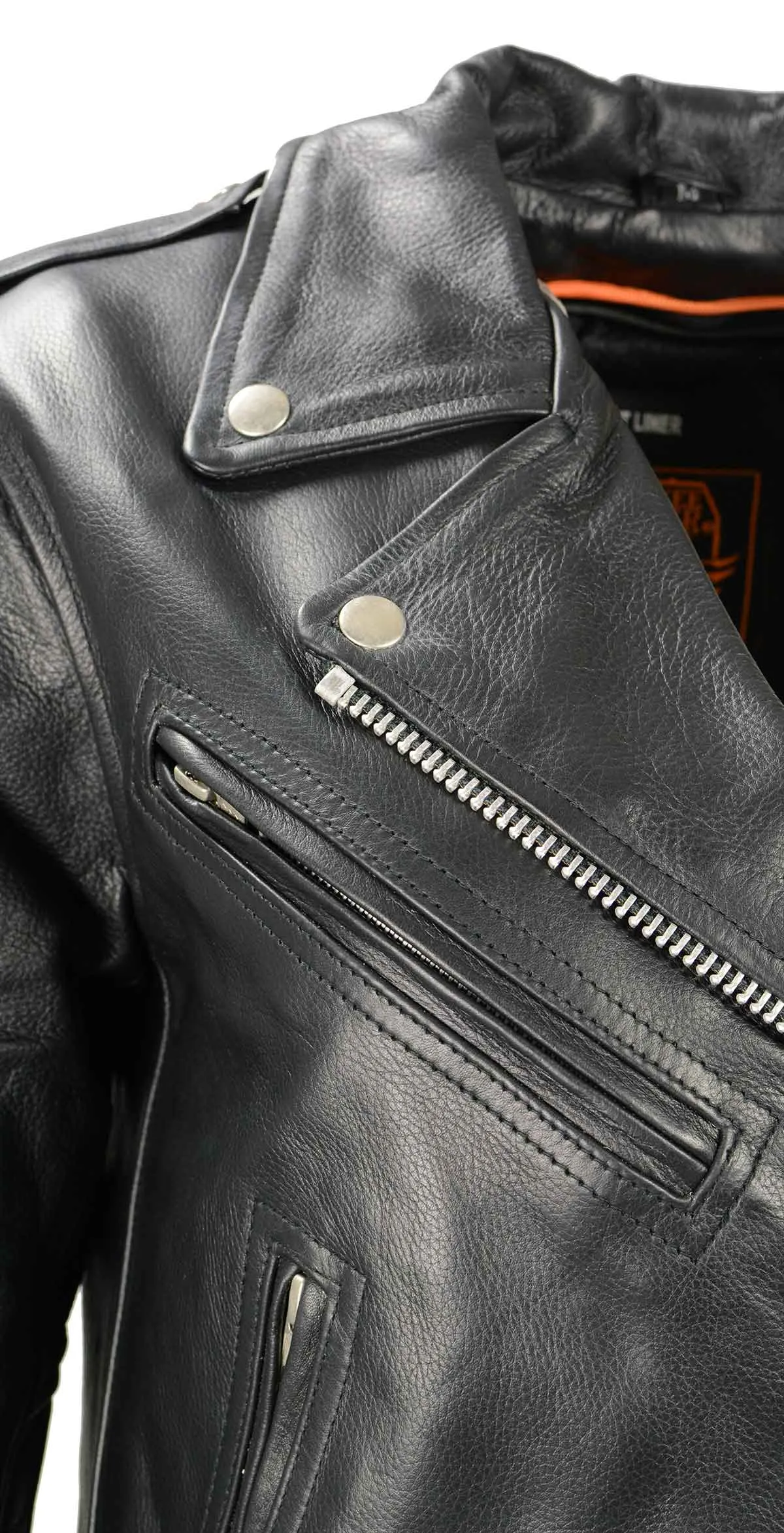 Milwaukee Leather LKL2701 Women's Classic Black Premium Leather