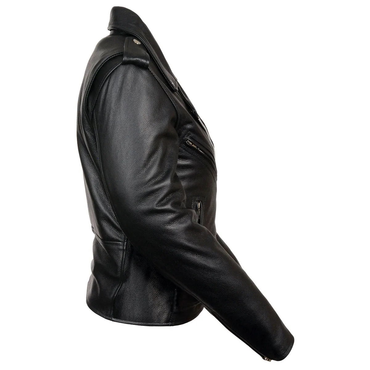Milwaukee Leather LKL2701 Women's Classic Black Premium Leather