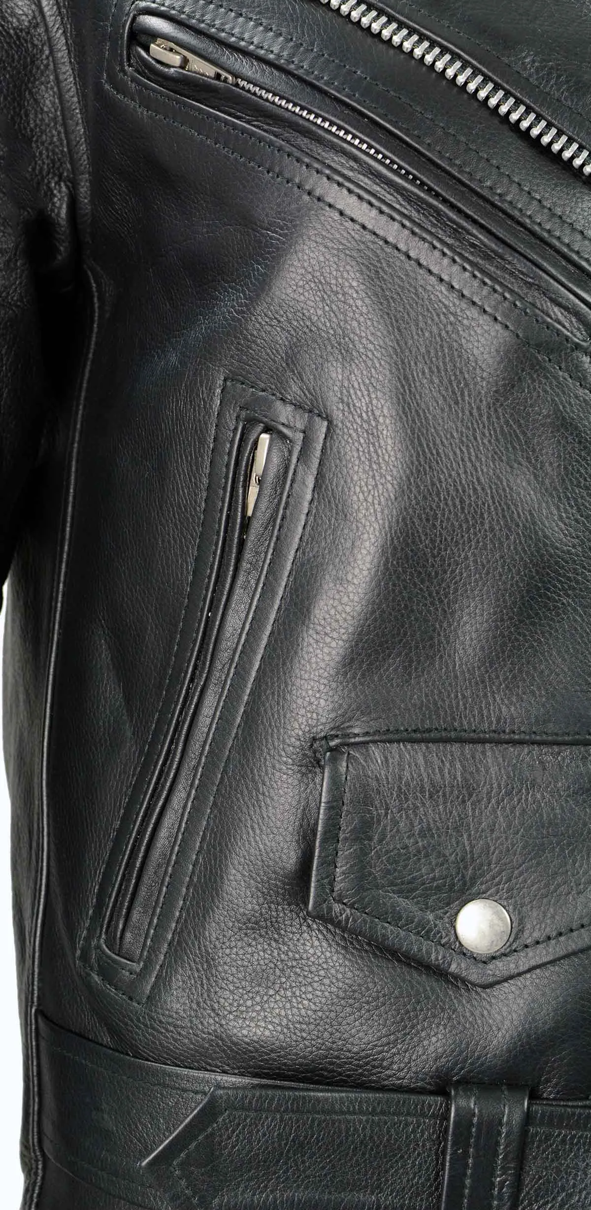 Milwaukee Leather LKL2701 Women's Classic Black Premium Leather