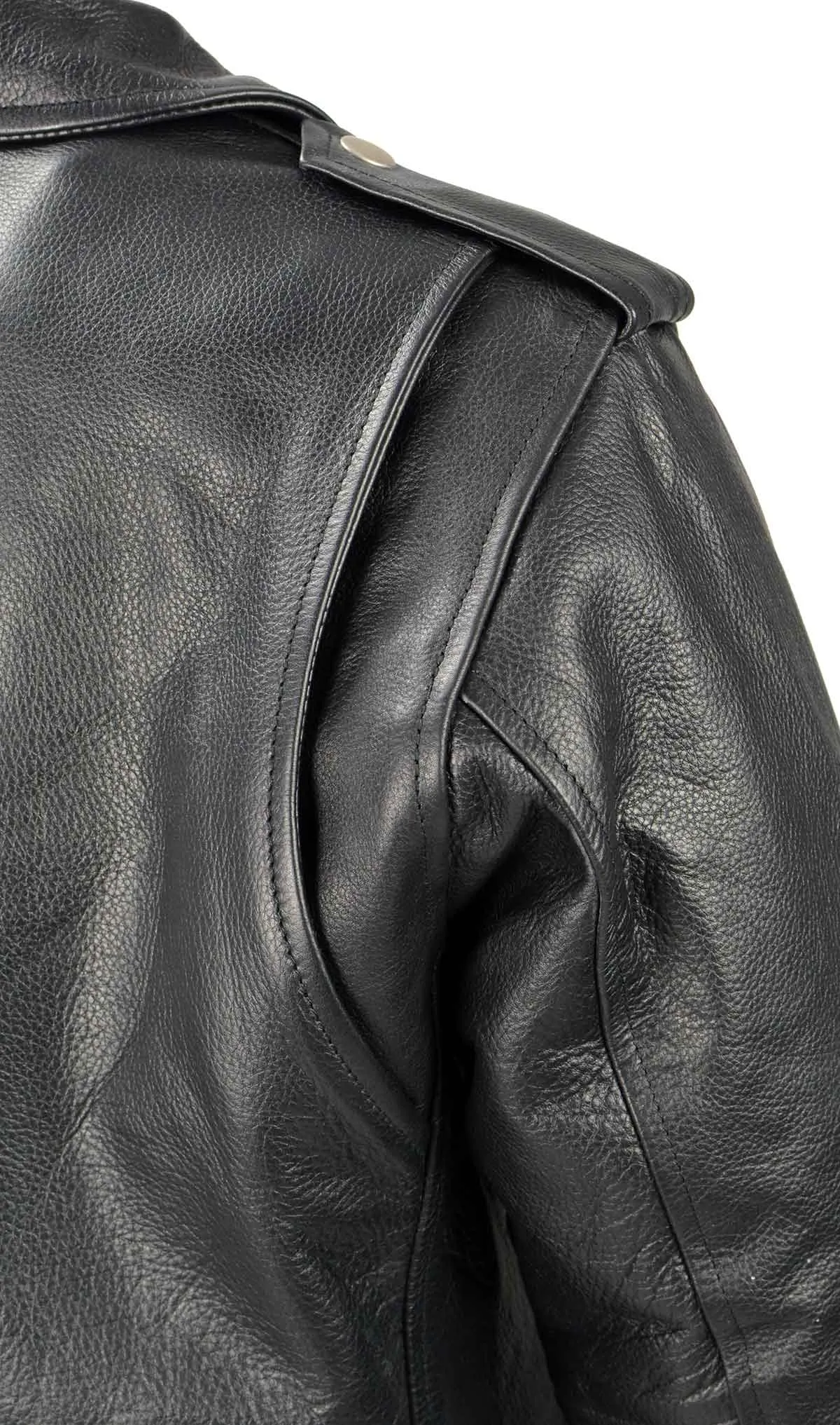 Milwaukee Leather LKL2701 Women's Classic Black Premium Leather