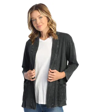 Mineral Washed French Terry Jacket