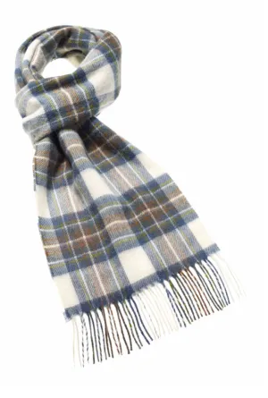 Muted Blue Stewart Lambswool Scarf