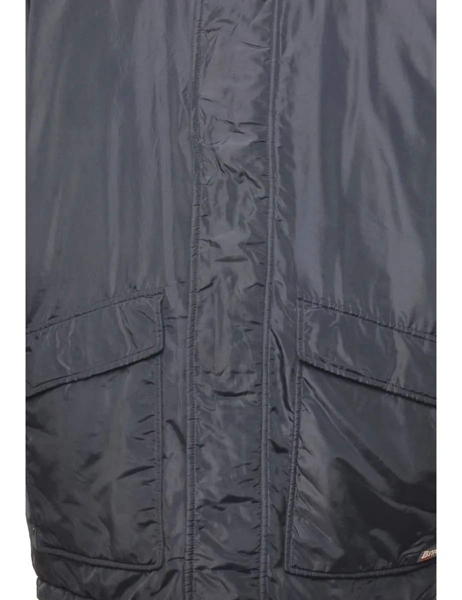 Navy Classic Zip-Front Jacket - XL
