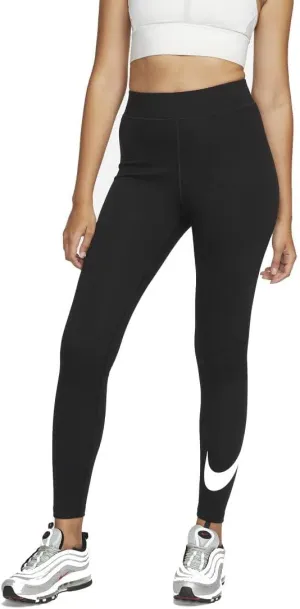 Nike Womens NSW Sports Wearomens CLSC GX HR TGHT SWSH (DV7795-010, Black/SAIL)