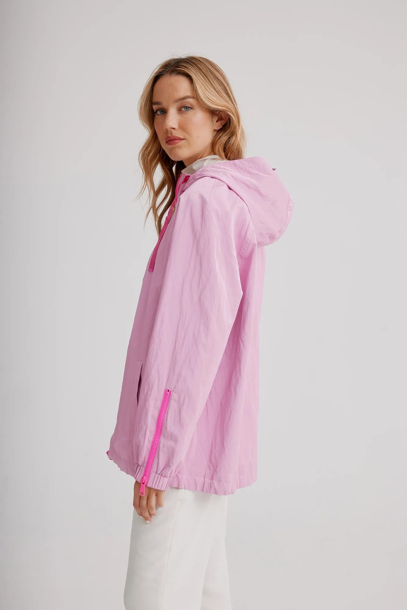Nikki Jones Jacket - Lightweight Luster - Pink Bonbon