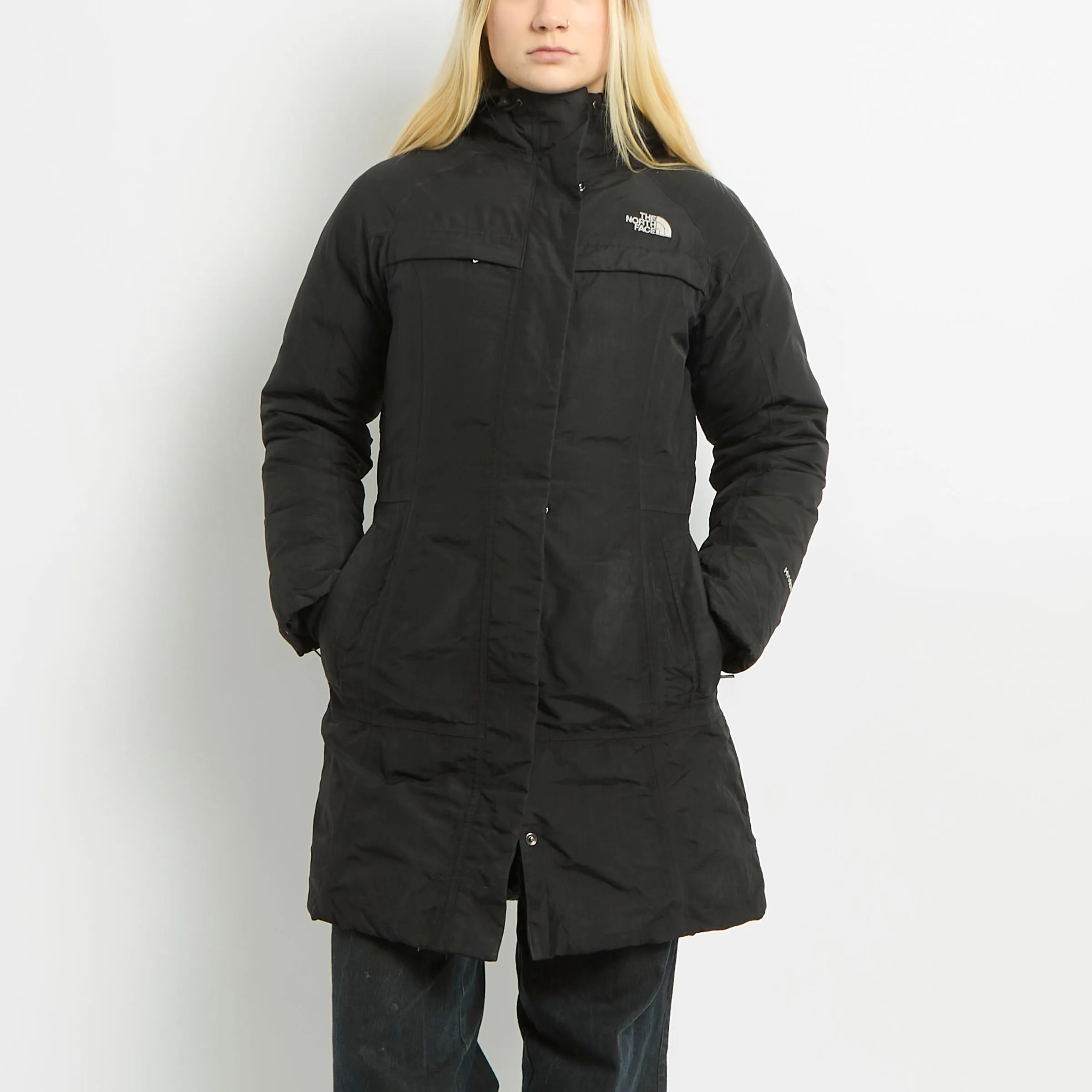North Face Long Lightweight Puffer - XS