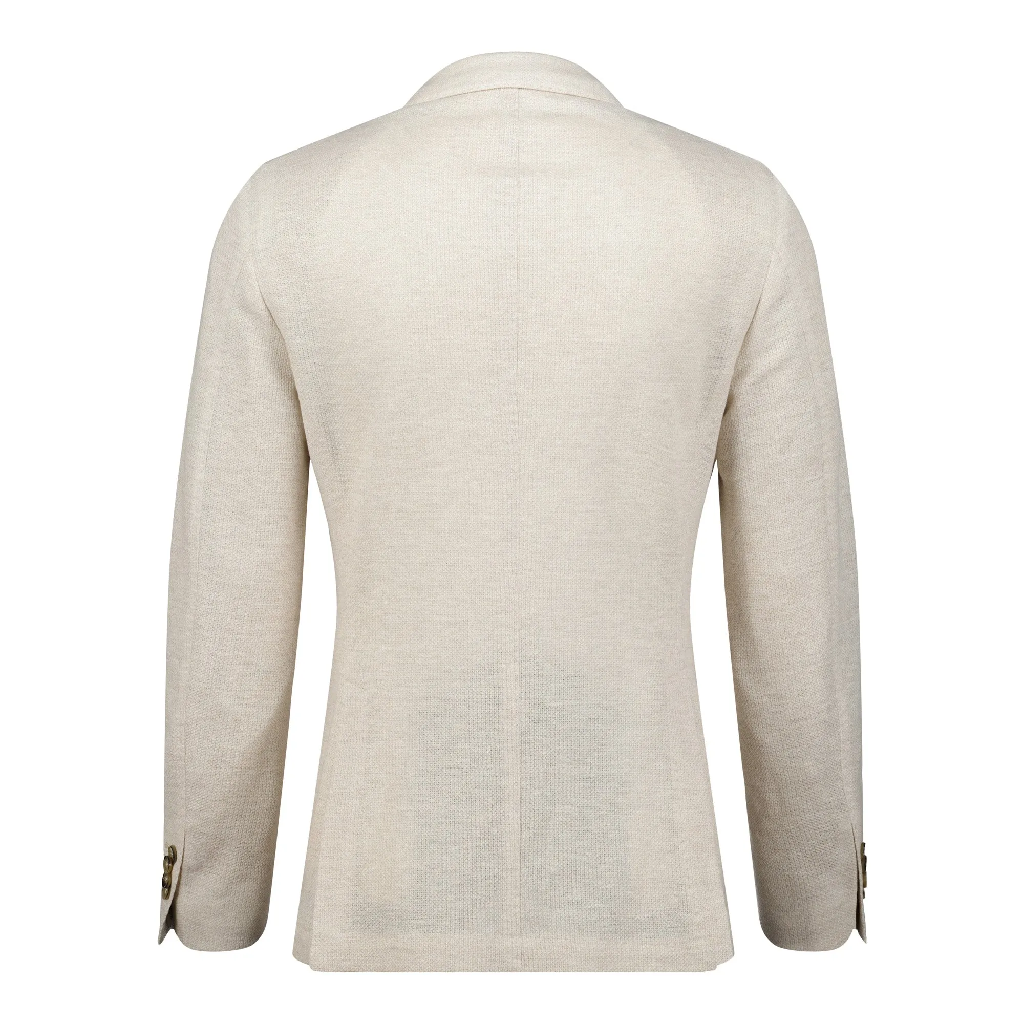 Off-White Linen-Cotton Jersey Tailored Unconstructed Sport Jacket - L.B.M. 1911