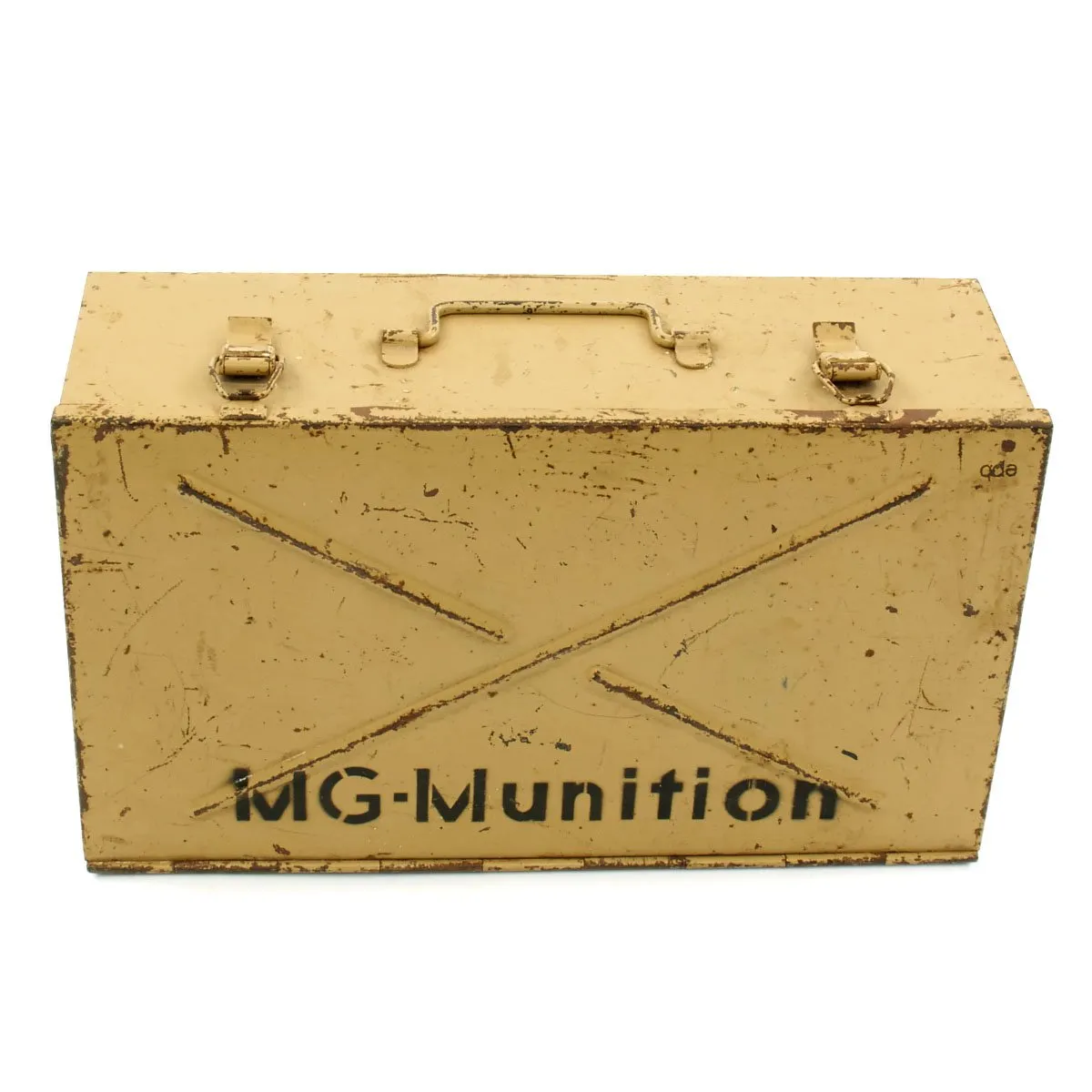 Original German WWII Tank MG 34 MG 42 Ammunition Belt Drum Box