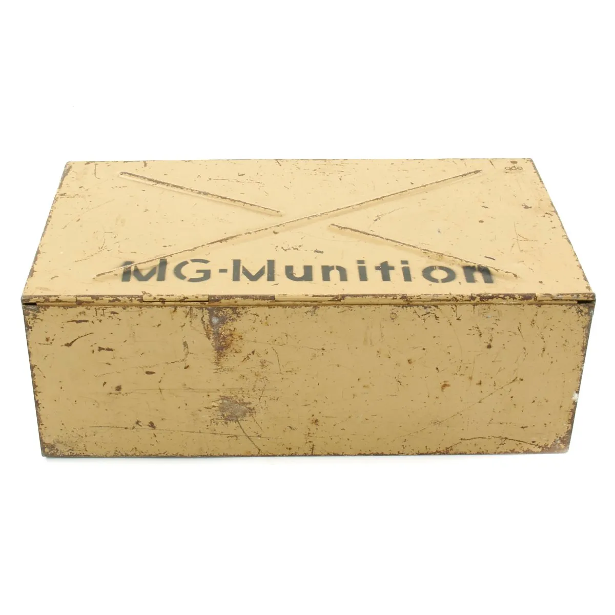 Original German WWII Tank MG 34 MG 42 Ammunition Belt Drum Box