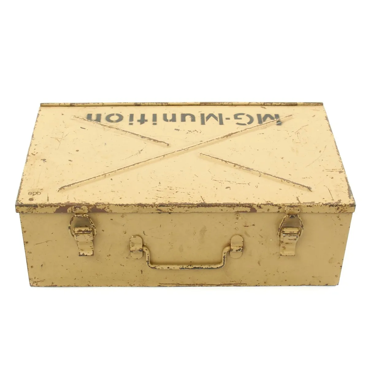 Original German WWII Tank MG 34 MG 42 Ammunition Belt Drum Box