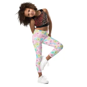 Pastel Petal Paradise Leggings
