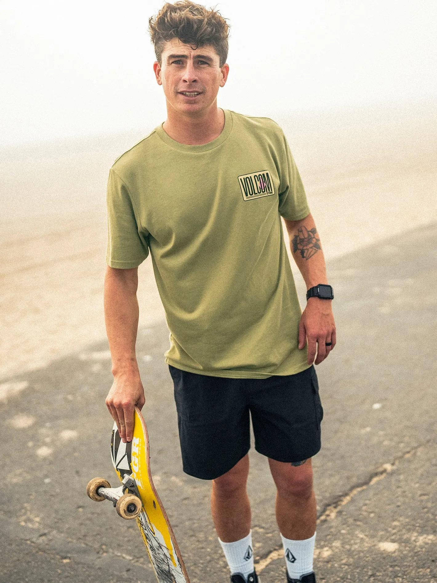 Peripheral Tech Short Sleeve Tee - Vintage Green