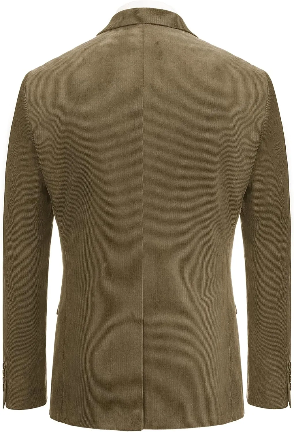 PJ PAUL JONES Mens Corduroy Blazer Jackets Slim Fit Two Button Casual Sports Coat