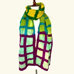 Pomegranate Moon Scarf: Windowpane