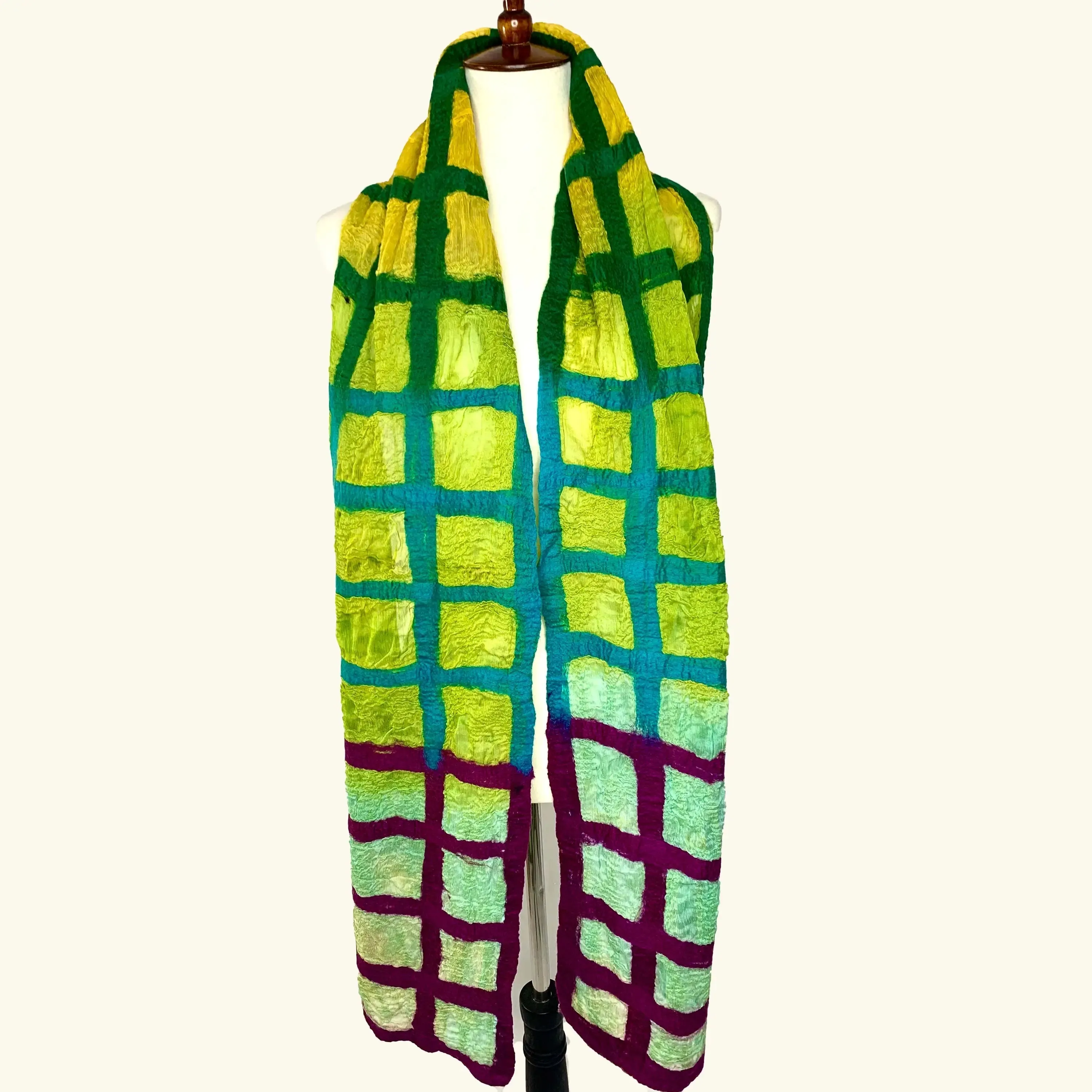 Pomegranate Moon Scarf: Windowpane