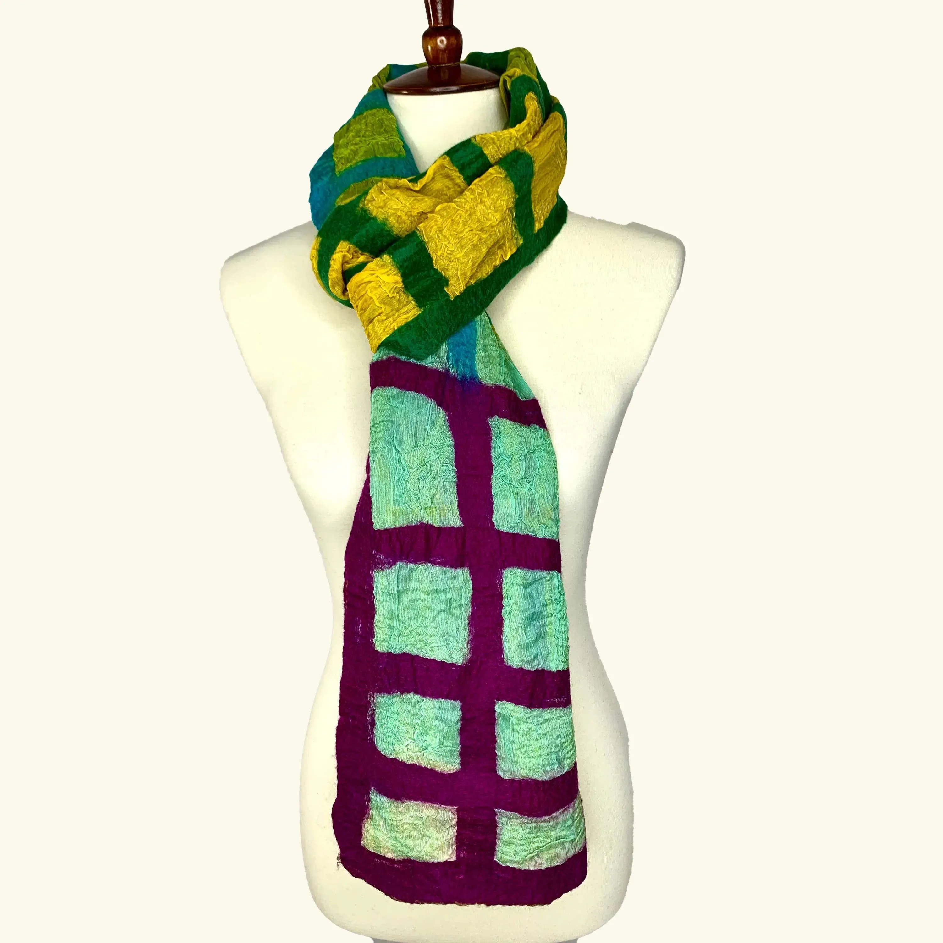 Pomegranate Moon Scarf: Windowpane