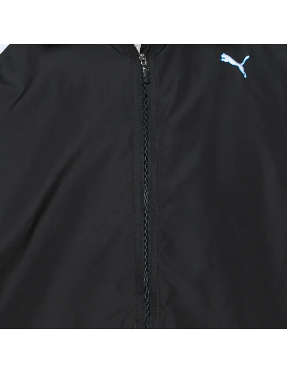 Puma Black Classic Zip-Front Jacket - M