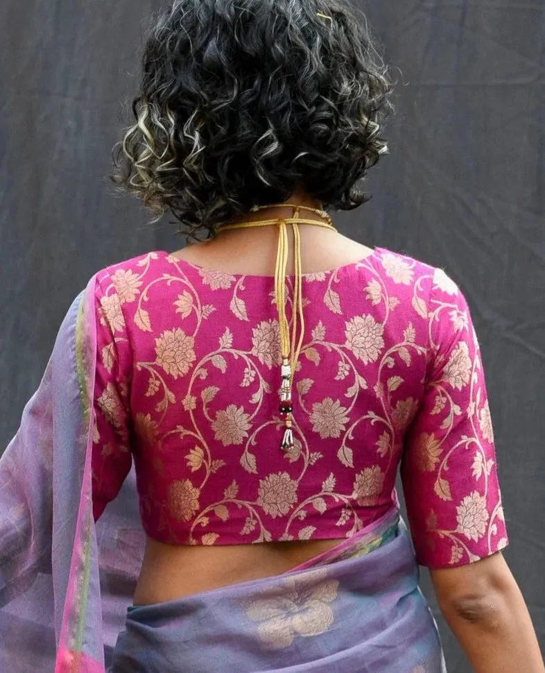 Readymade Gorgeous Pink Silk Blouse