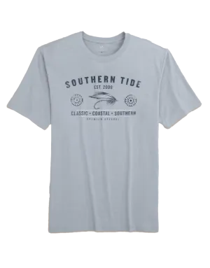 Reel Fly Prem Apparel SS T-Shirt Platinum Grey
