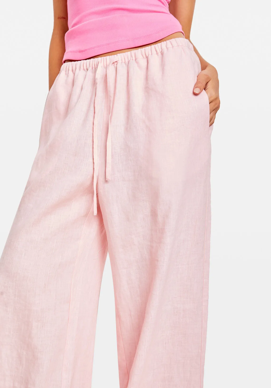 RESORT PANT PALE PINK