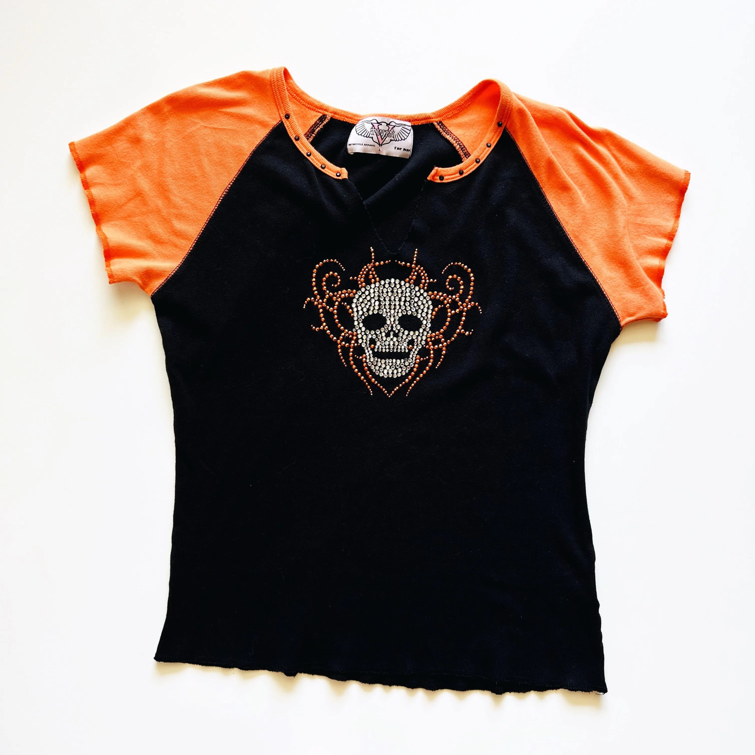 Rhinestone Skull Tee