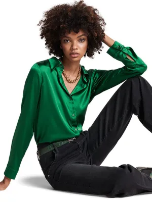 Riani Silk Blouse Emerald