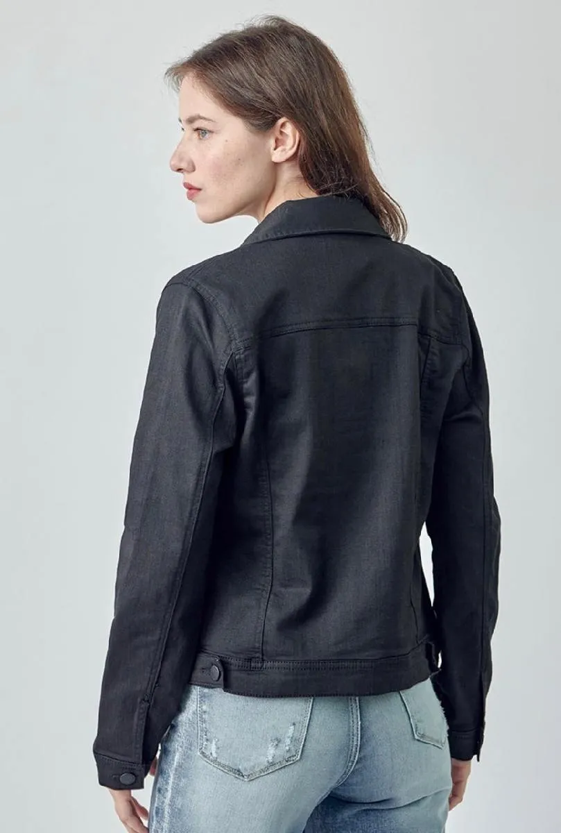 Risen Coated Black Classic Jacket