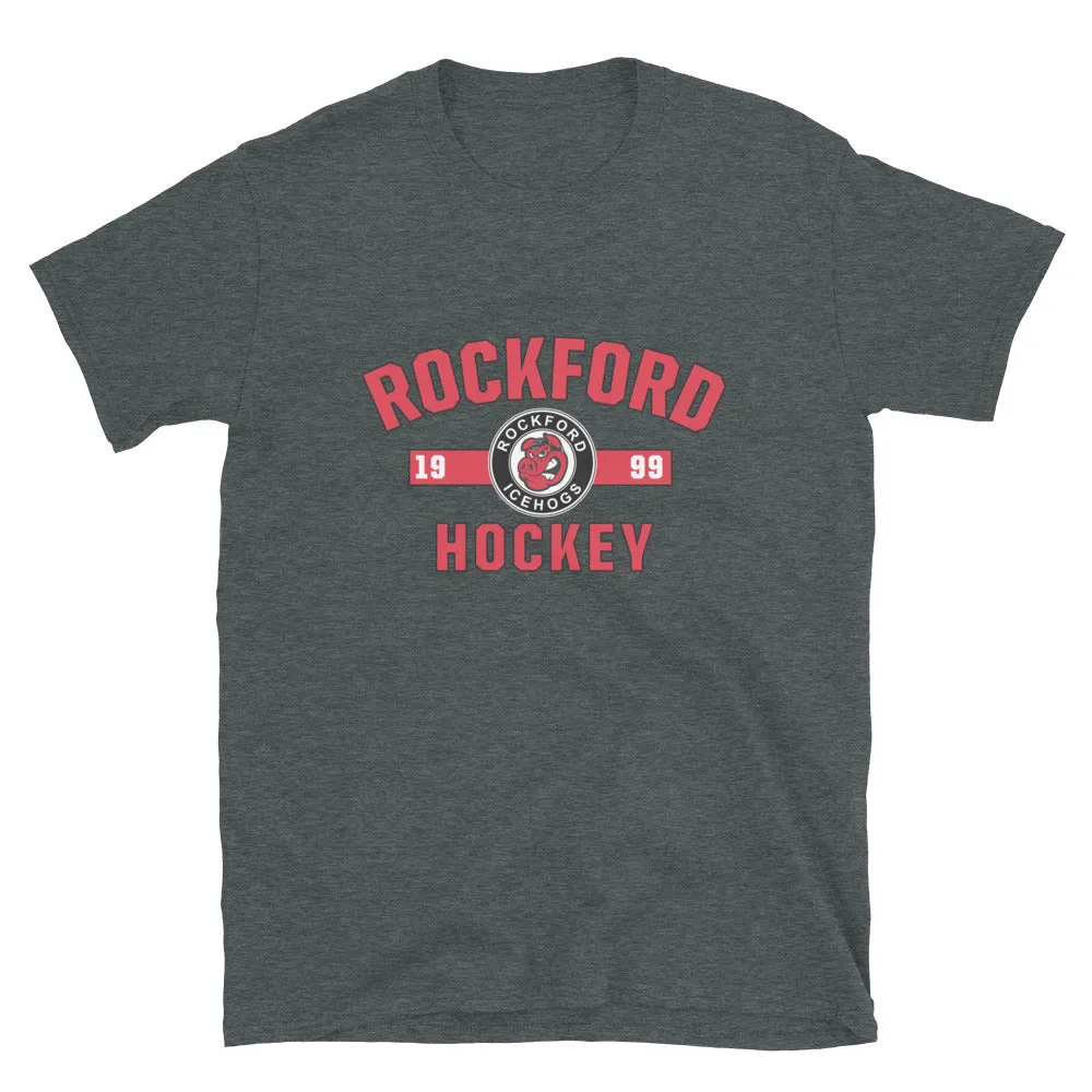 Rockford IceHogs Adult Established Short Sleeve T-Shirt