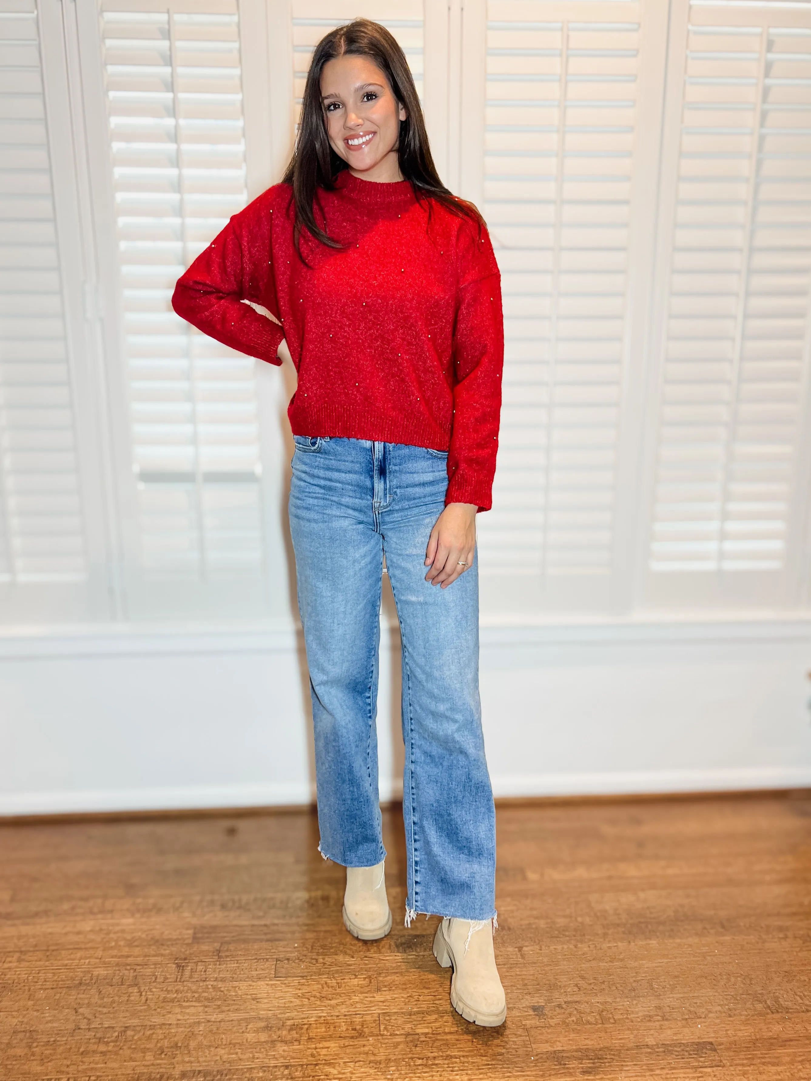 Ruby Embellished Sweater