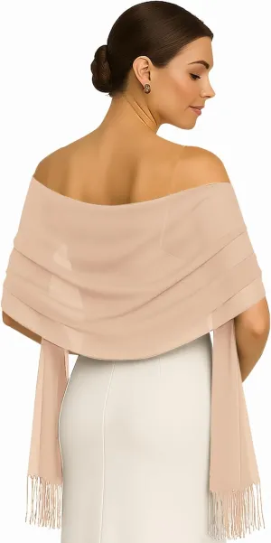 Shawl and Wraps for Evening Dresses - Lightweight Dress Cover Up Formal, Pashmina Scarf for Women, Wedding Shall for Women