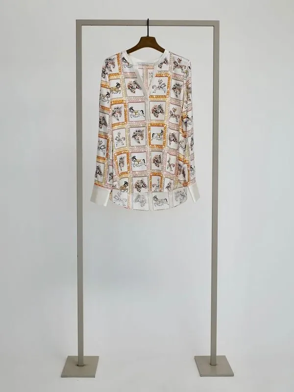 Silk Tunic | Marigold Print