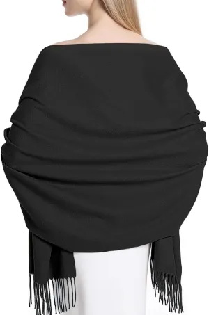 Sofier Pashmina Shawls And Wraps for Women for Evening Dress Warm Winter Scarf Wedding Bride Bridesmaid Gifts Cashmere Feel