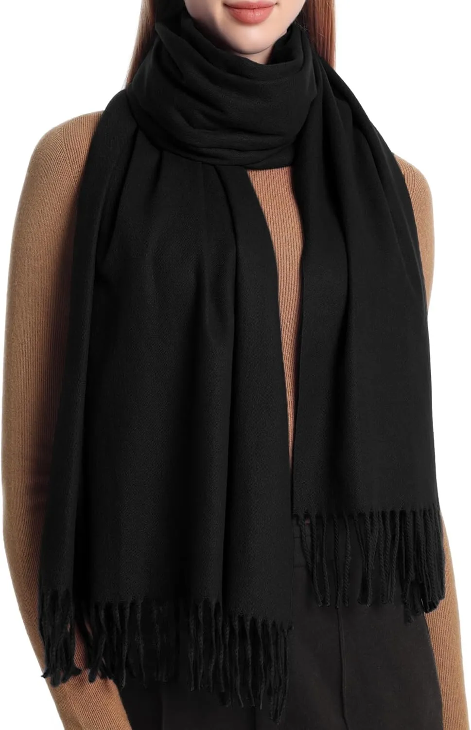 Sofier Pashmina Shawls And Wraps for Women for Evening Dress Warm Winter Scarf Wedding Bride Bridesmaid Gifts Cashmere Feel