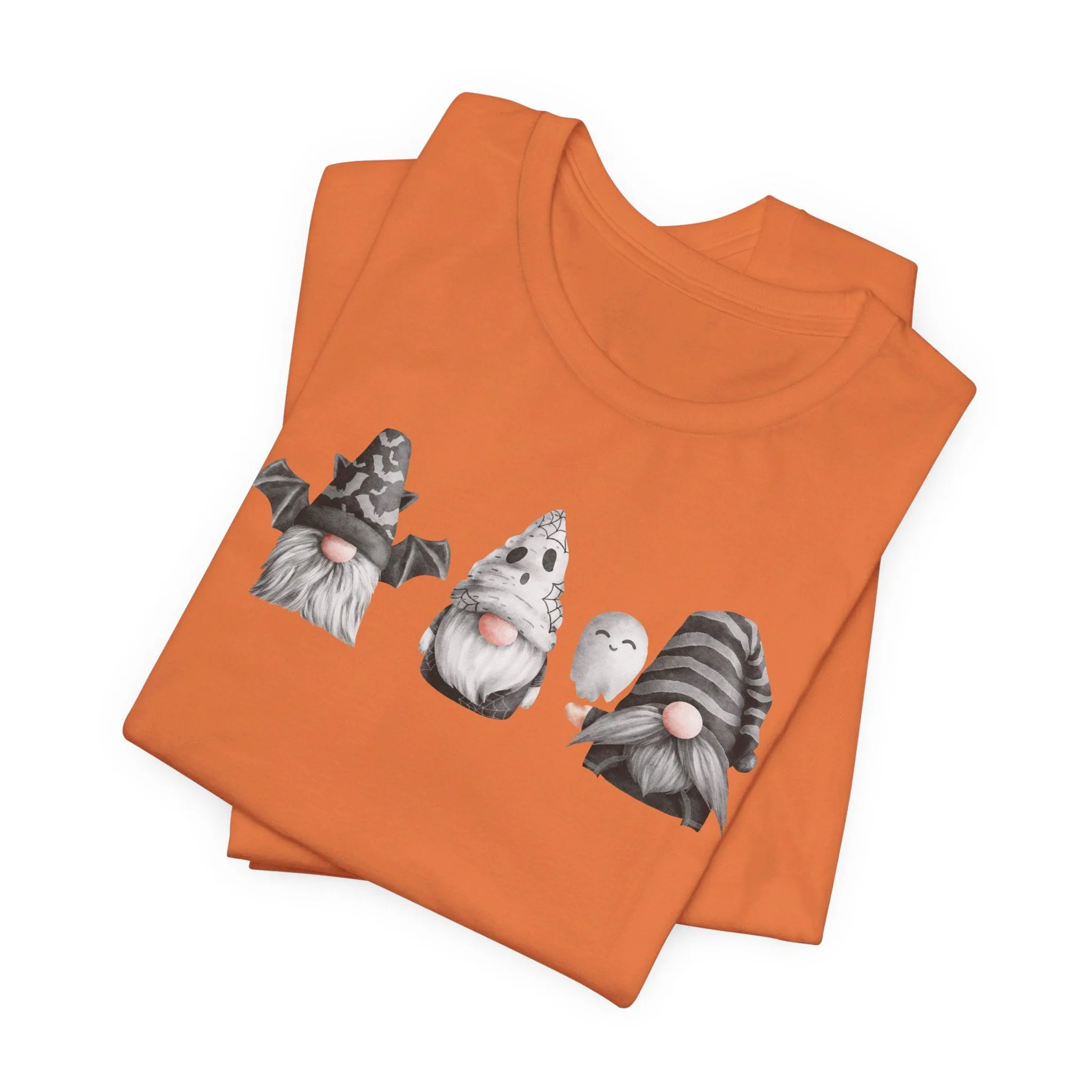 Spooky Gnome Trio Halloween Cozy T-Shirt