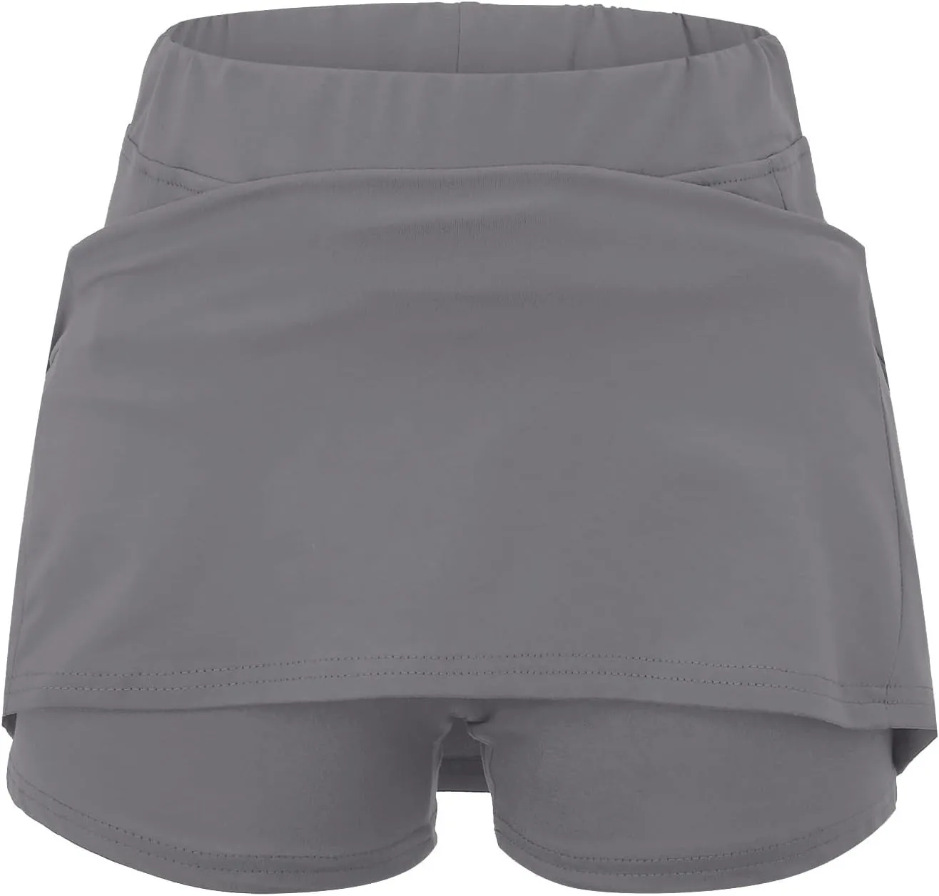 Summer Skirt Shorts for Women Plus Size Skort for Women Ladies Culottes Athletic Skirts with Pockets Tummy Control